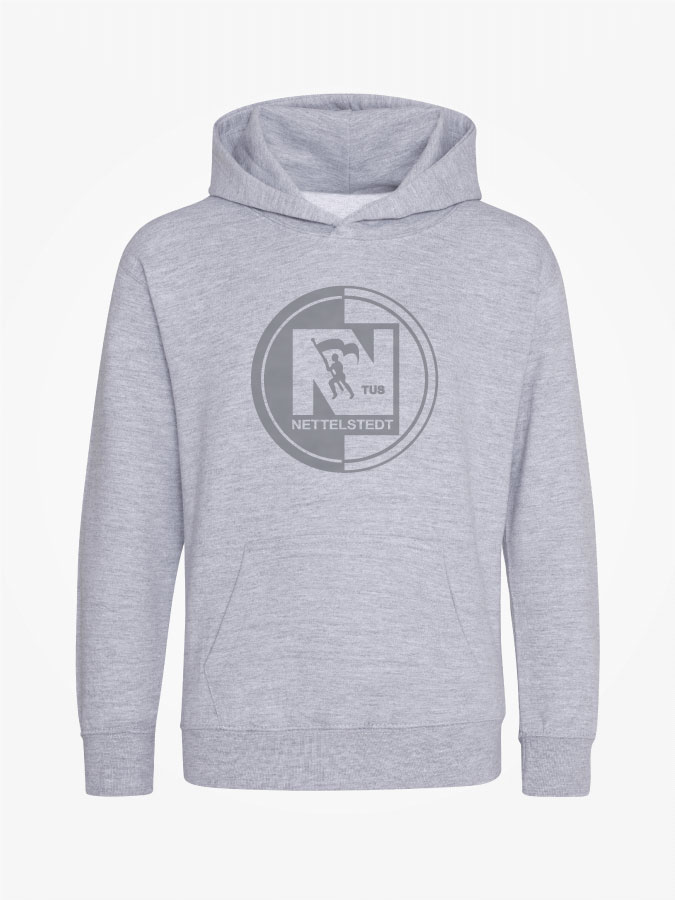 Hoodie All Grey Kids Unisex