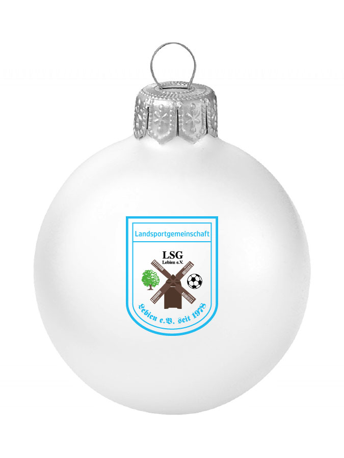 Weihnachtskugel Logo 8cm