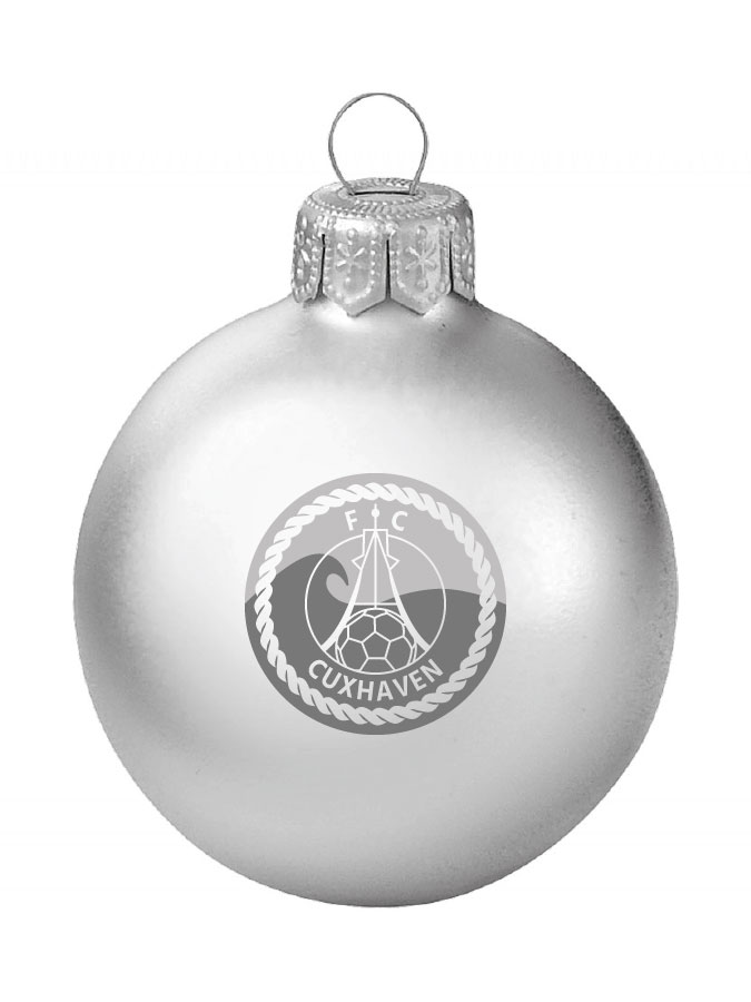 Weihnachtskugel Logo 8cm