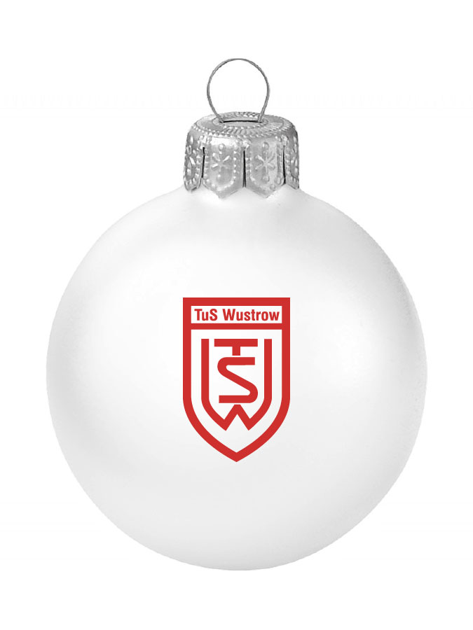 Weihnachtskugel Logo 8cm