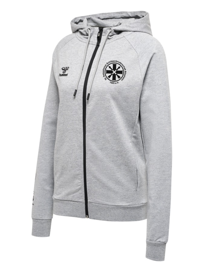 Hummel Move Grid Cotton Zip Hoodie Woma Damen