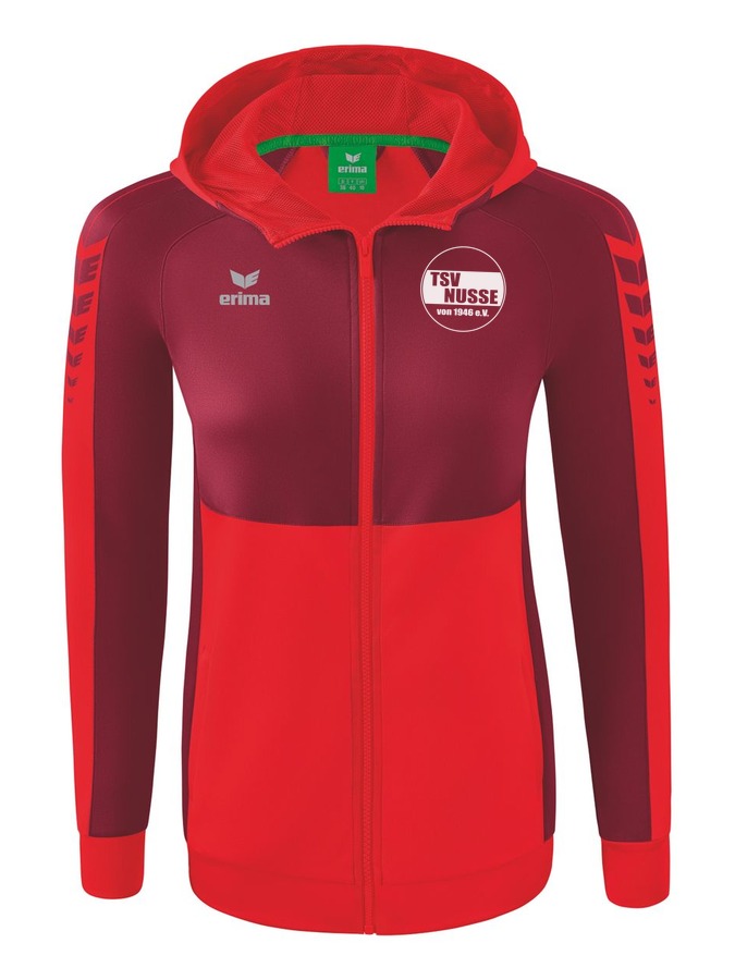 Erima Six Wings Trainingsjacke mit Kapuze Damen