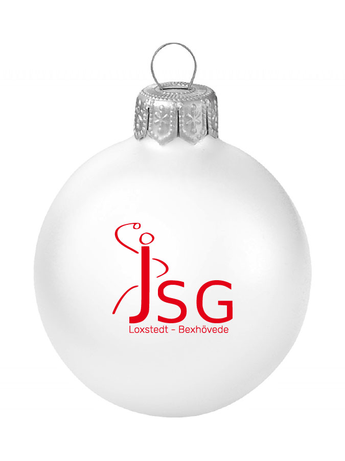 Weihnachtskugel Logo 8cm