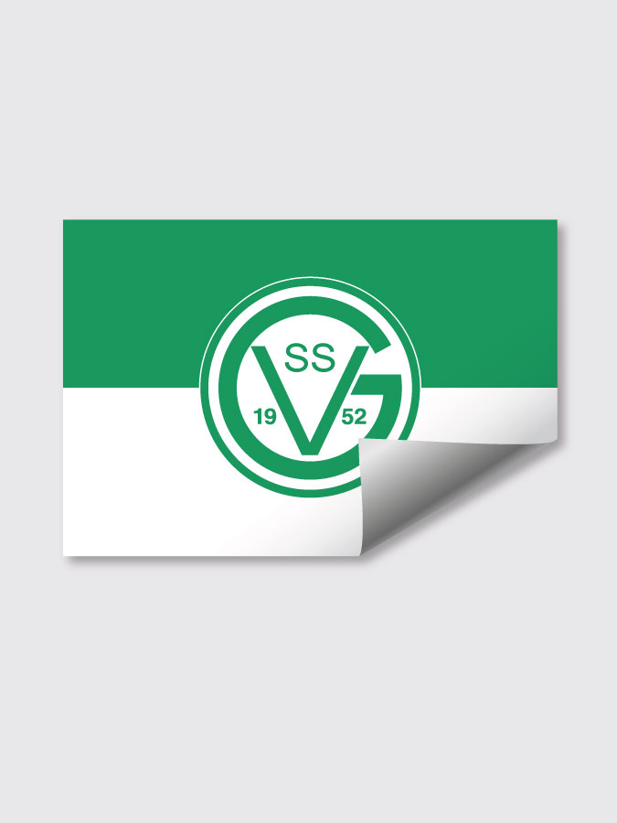 Aufkleber DIN A7 Logo