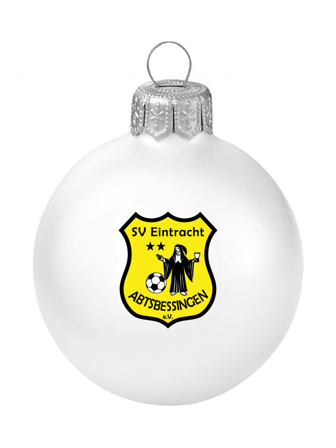 Weihnachtskugel Logo 8cm