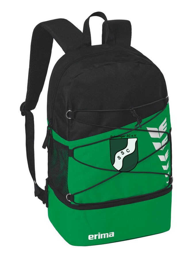 Erima Six Wings Rucksack mit Bodenfach