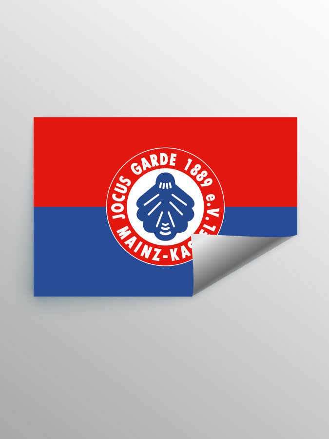 Aufkleber DIN A7 Logo