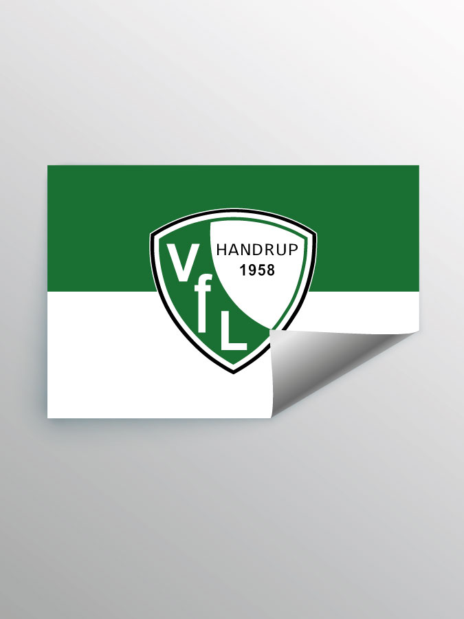 Aufkleber DIN A7 Logo