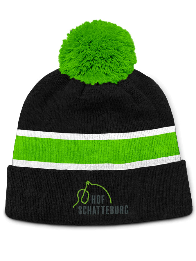 Bommelmütze Sticklogo