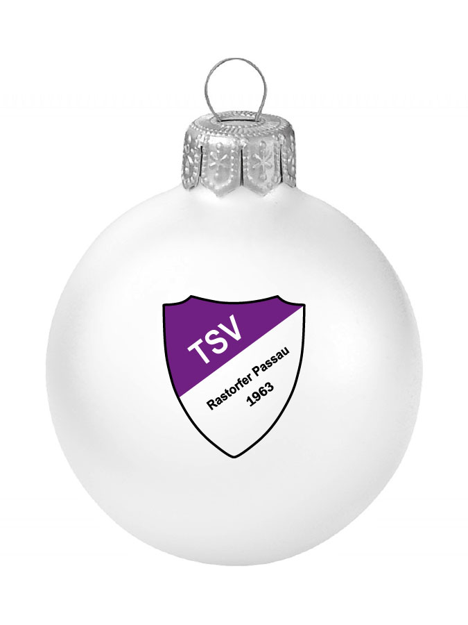 Weihnachtskugel Logo 8cm
