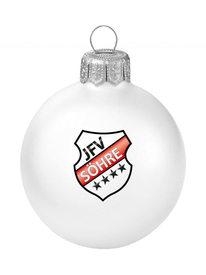 Weihnachtskugel Logo 8cm