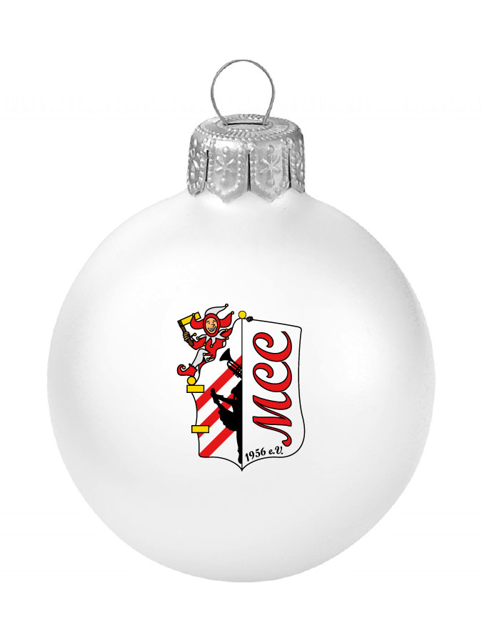 Weihnachtskugel Logo 8cm