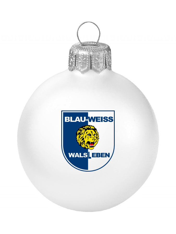 Weihnachtskugel Logo 8cm