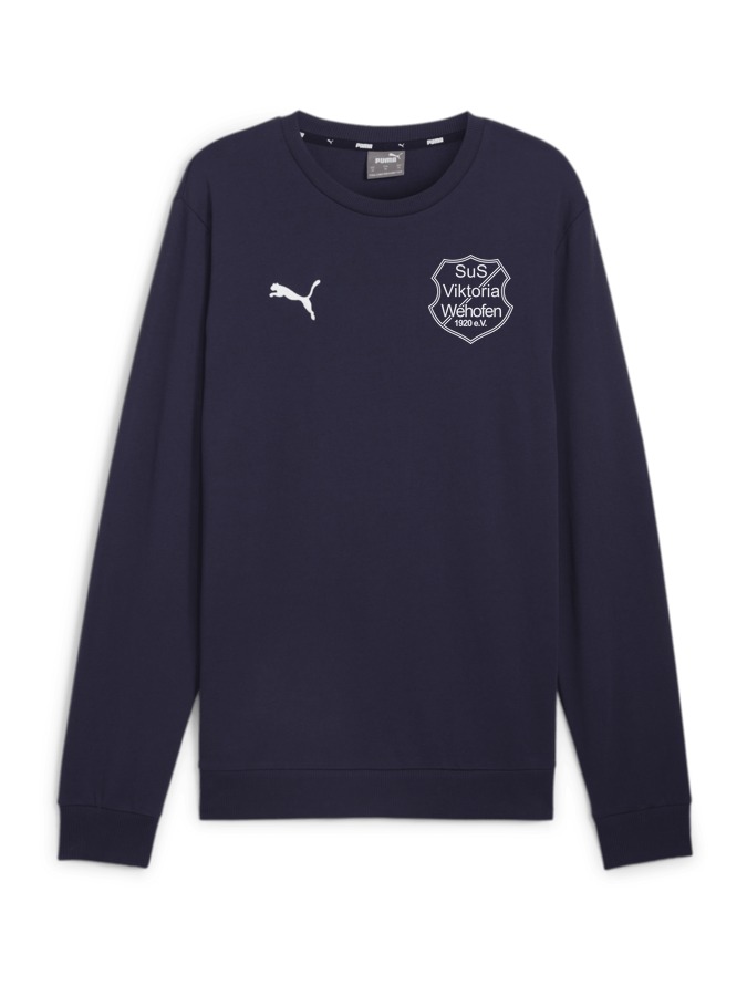 PUMA teamGOAL Casuals Crew Neck Sweatshirt