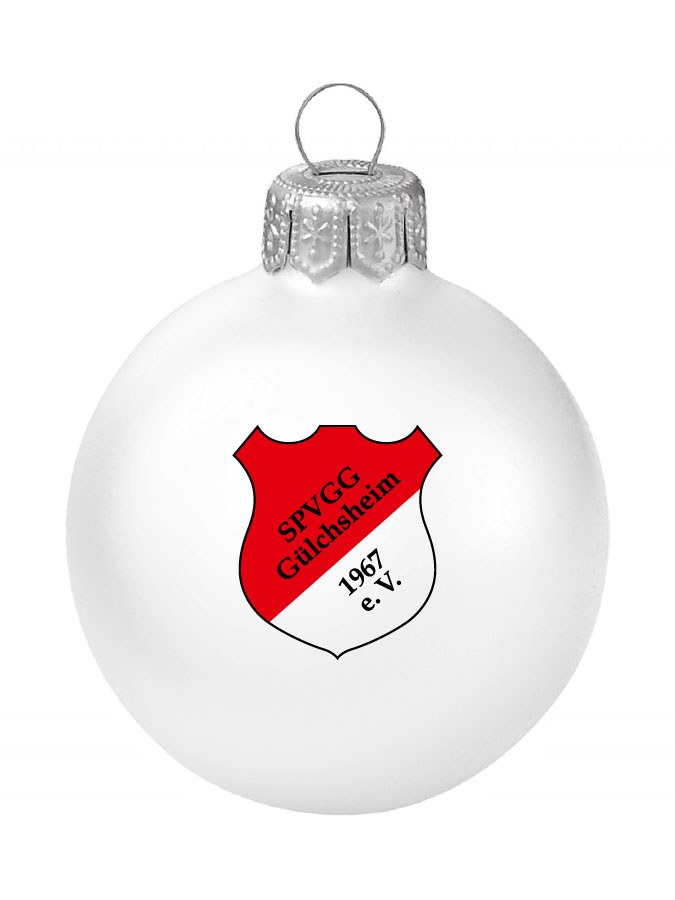 Weihnachtskugel Logo 8cm
