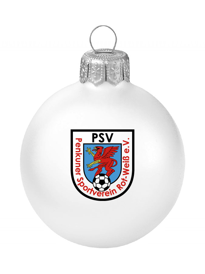 Weihnachtskugel Logo 8cm