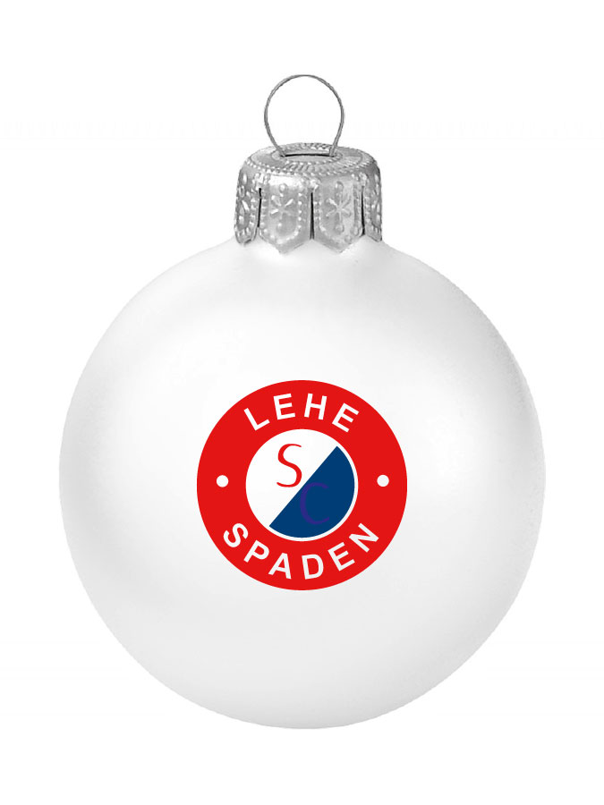 Weihnachtskugel Logo 8cm