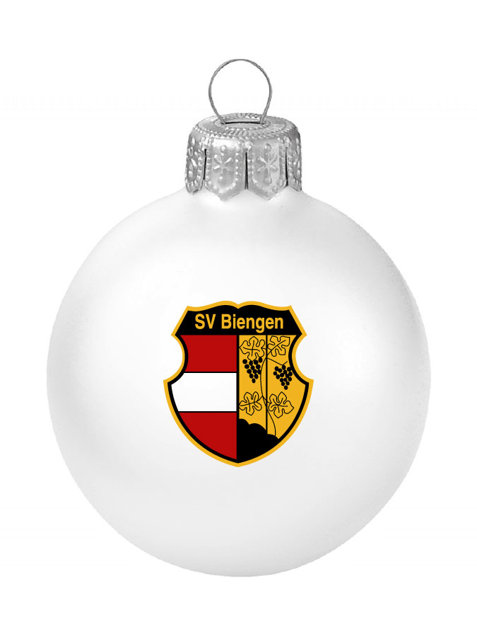 Weihnachtskugel Logo 8cm