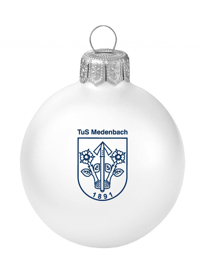 Weihnachtskugel Logo 8cm