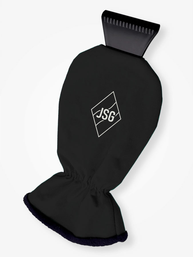 Eiskratzer mit Handschuh