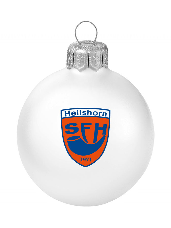 Weihnachtskugel Logo 8cm
