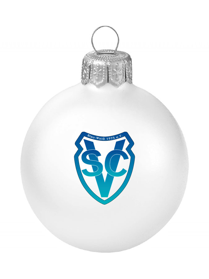 Weihnachtskugel Logo 8cm