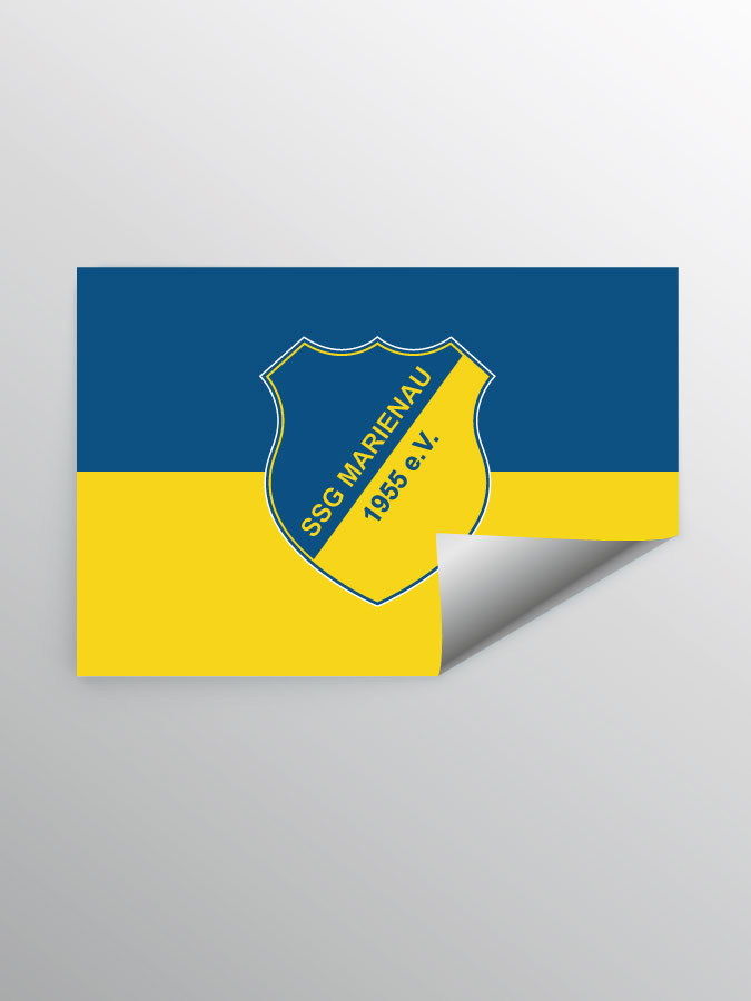 Aufkleber DIN A7 Logo