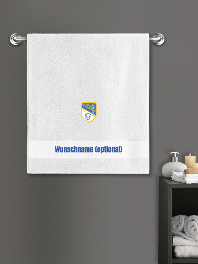 Badehandtuch Team Sticklogo