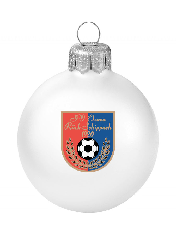 Weihnachtskugel Logo 8cm