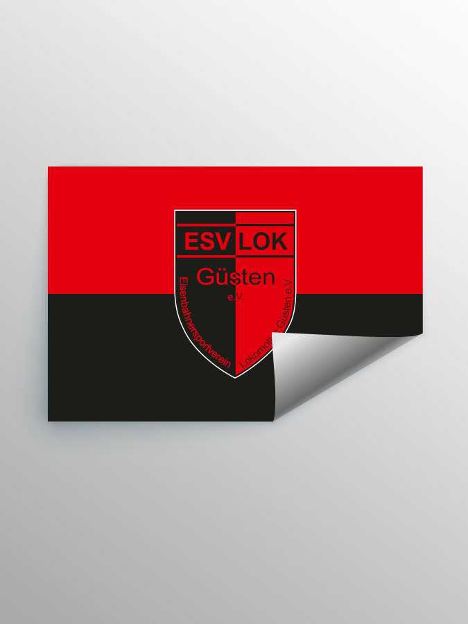 Aufkleber DIN A7 Logo