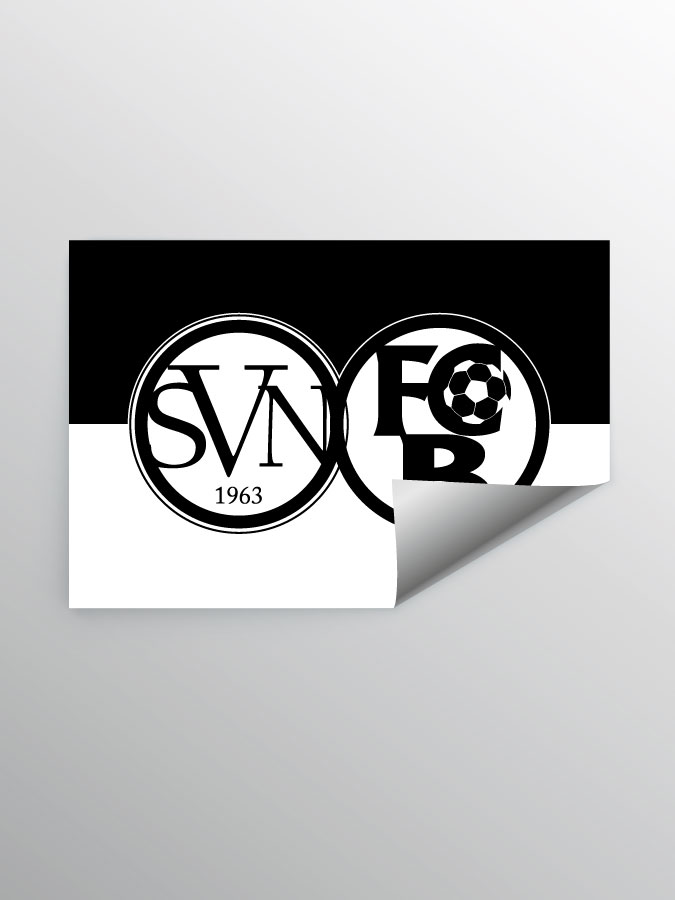Aufkleber DIN A7 Logo