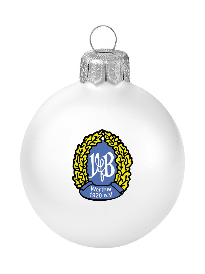 Weihnachtskugel Logo 8cm