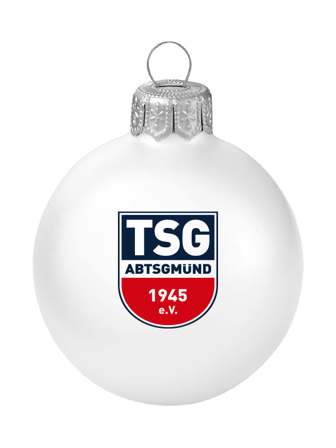 Weihnachtskugel Logo 8cm