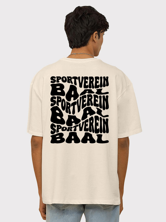 T-Shirt Oversized Wavy Herren