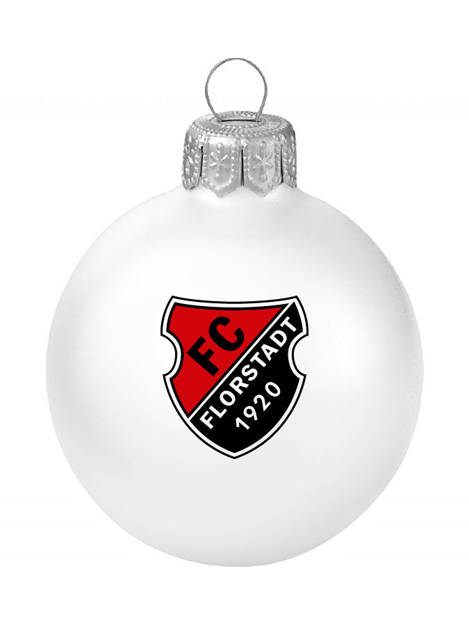 Weihnachtskugel Logo 8cm