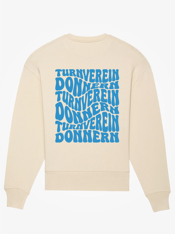 Oversized Sweater Wavy Herren