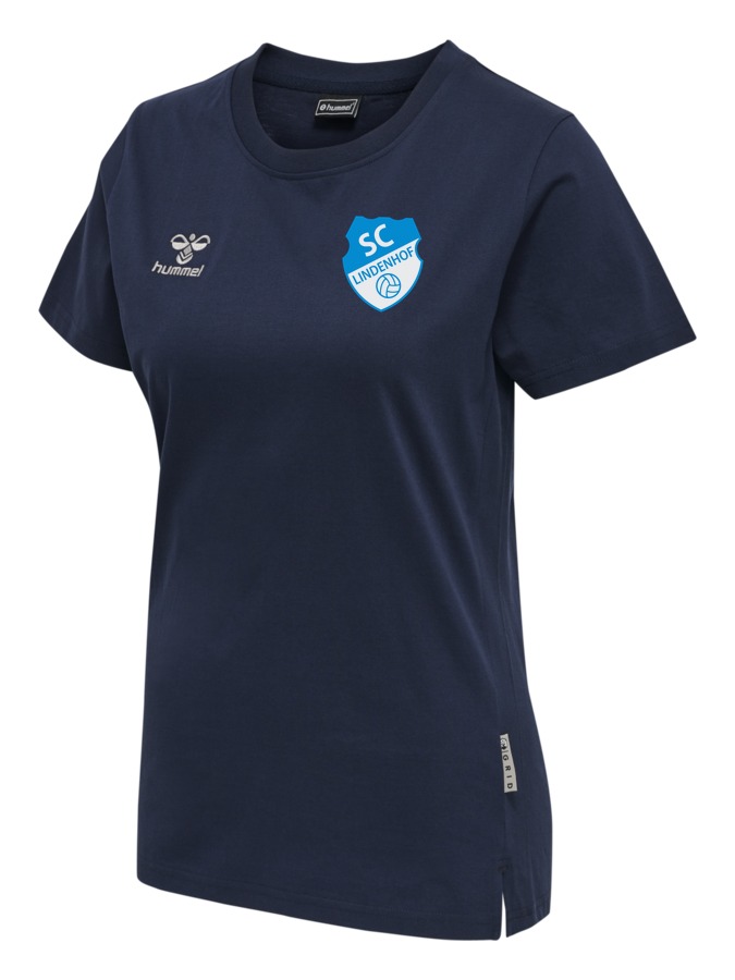 Hummel Move Grid Cotton T-Shirt Wom Damen