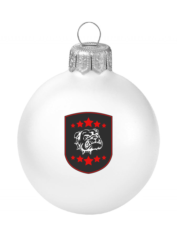 Weihnachtskugel Logo 8cm