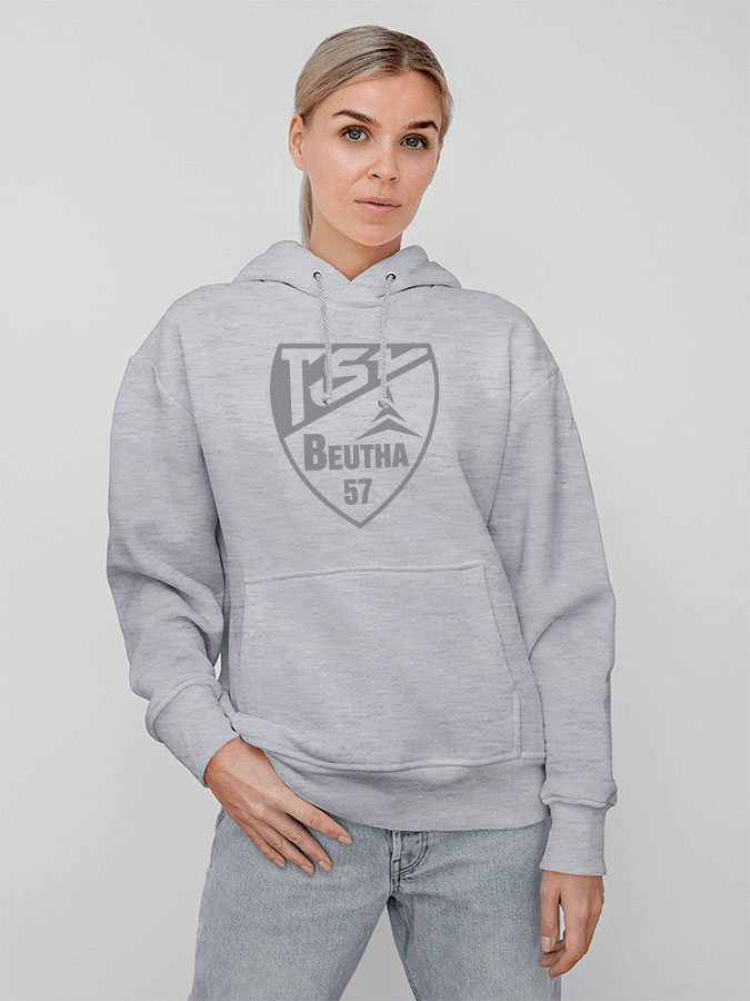 Hoodie All Grey Unisex