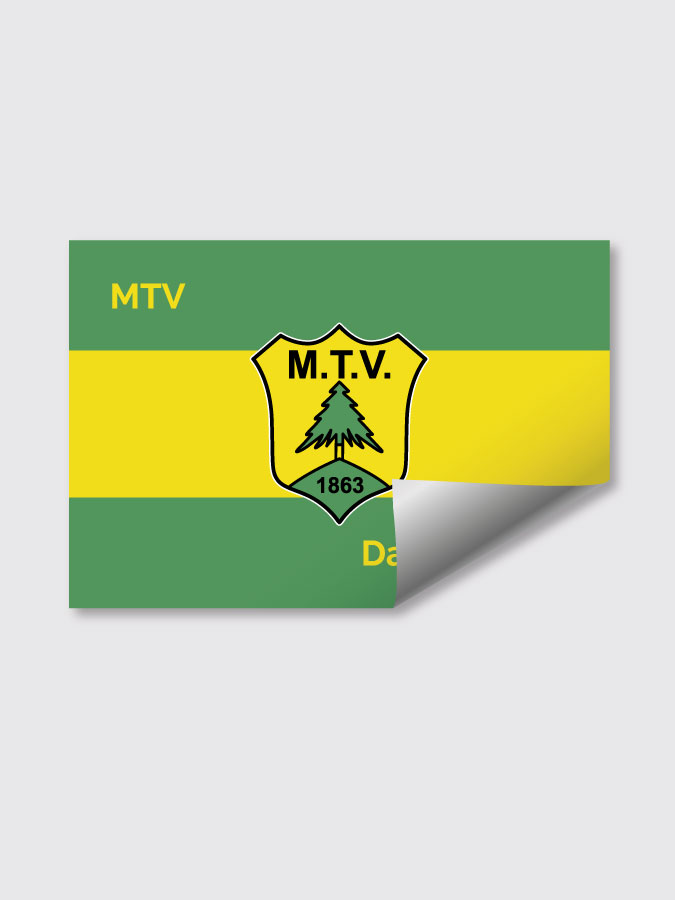 Aufkleber DIN A7 Stripe