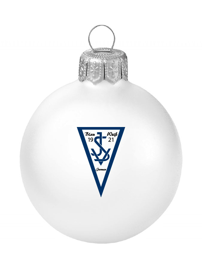 Weihnachtskugel Logo 8cm