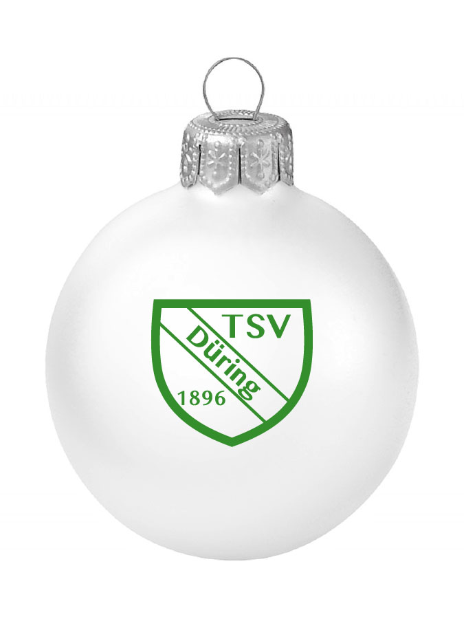 Weihnachtskugel Logo 8cm