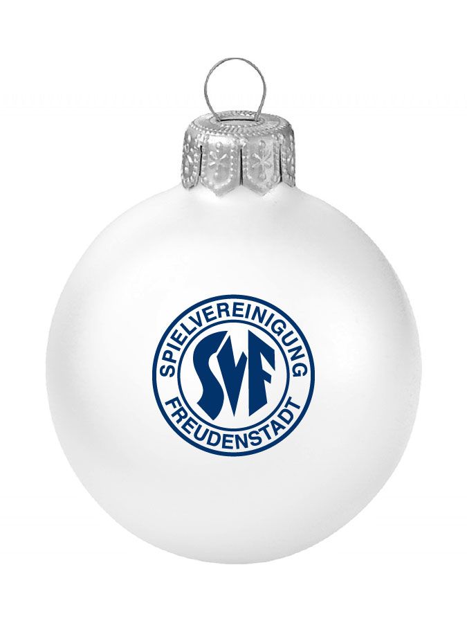Weihnachtskugel Logo 8cm