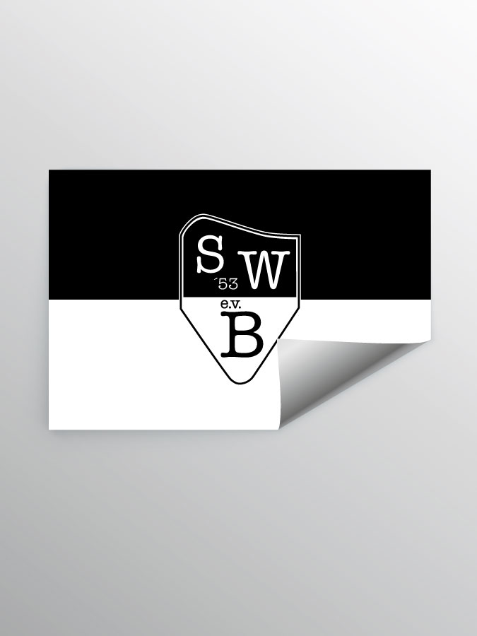 Aufkleber DIN A7 Logo