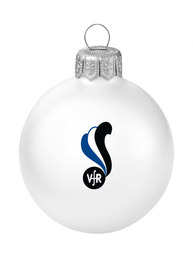 Weihnachtskugel Logo 8cm
