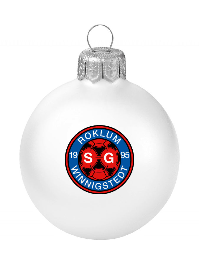 Weihnachtskugel Logo 8cm