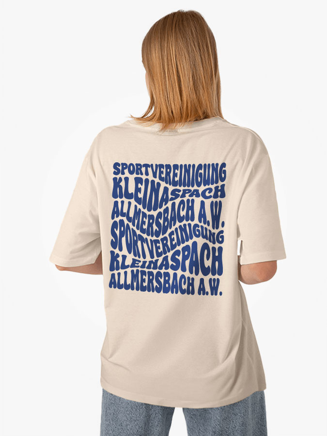Oversized Shirt Wavy Damen