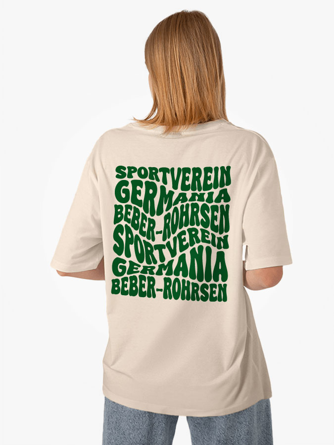 Oversized Shirt Wavy Damen