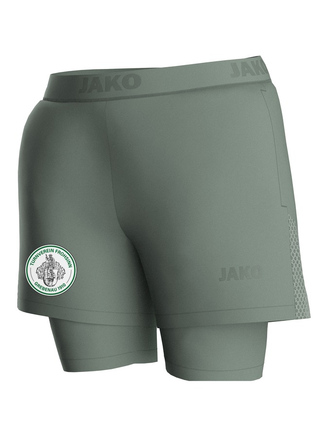 Jako 2-in-1-Short Power Damen