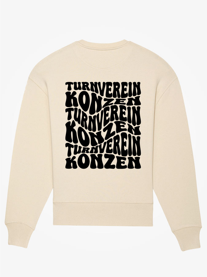 Sweatshirt Oversized Wavy Herren